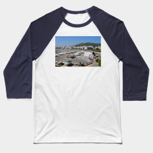 The Boatyard and Marina at Santa Eulalia, Ibiza Baseball T-Shirt